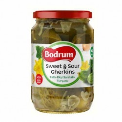 Bodrum Sweet & Sour Gherkins  720cc