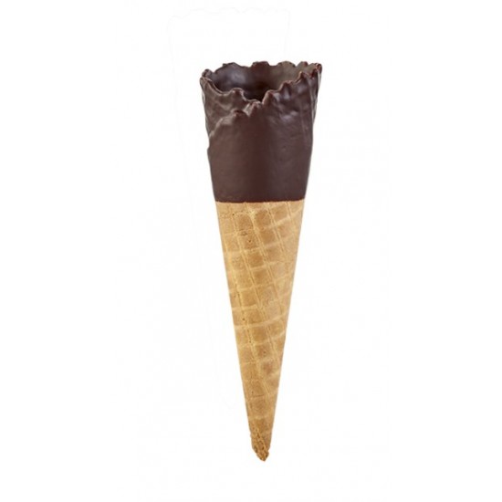 Wafer Tall Chocolate Waffle Cone 120s