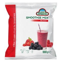 Greens Frozen Smoothie Mix Red Fruit 1kg