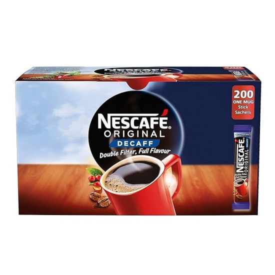 NESCAFE ORIGINAL DECAFF SACHETS 1.8gx200'