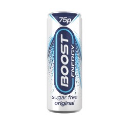 Boost Energy Original Sugar Free 250ml x 24 PM £75p