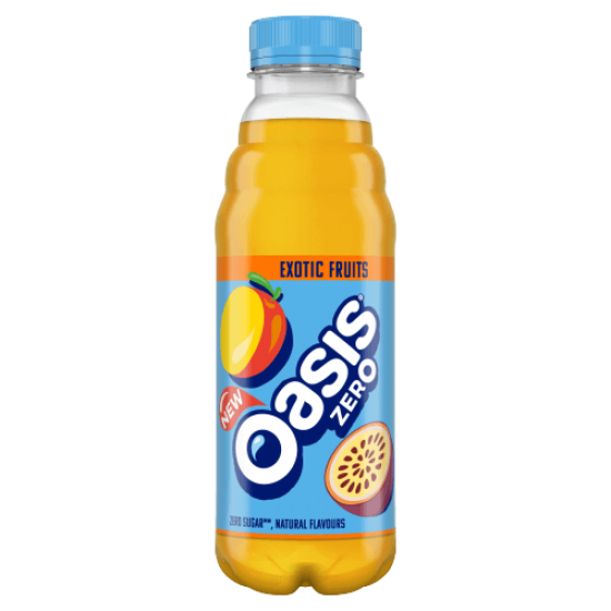 Oasis Exotic Fruit ZERO 500ml x 12 (Bottle)