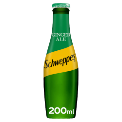 Schweppes Canada Dry Ginger Ale 200ml x 24 (Glass)