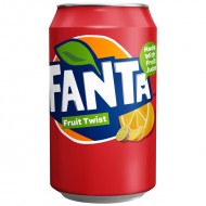 Fanta Fruit Twist Can 330ml x 24 