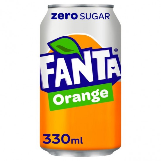 Fanta Orange Zero Can 24x330ml