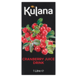 Kulana Cranberry Juice 12x1ltr