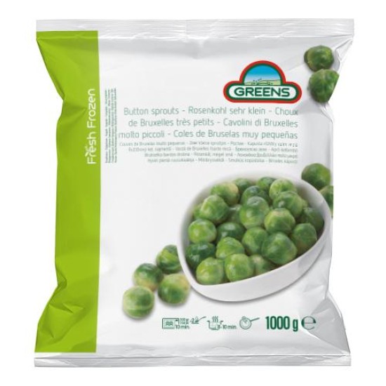 GREENS Button sprouts 20/25mm 1kg