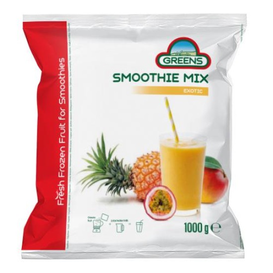 Greens Frozen Smoothie Mix Exotic 1kg