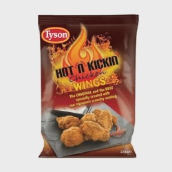 Tyson Hot n Kickin Chicken Wings 2kg