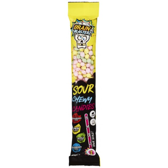 Brain Blasterz Sour Chewy Candies 12 x 60g