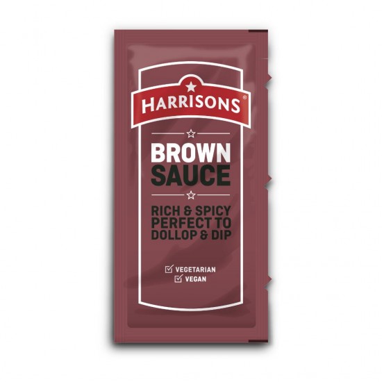 Harrisons Brown Sauce Sachets 200pkts