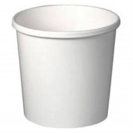 16oz White Double PE Lined Soup Containers 1x500's	