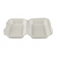 HBB51 10 X 6" Large Bagasse (HP10) Clamshell 250's