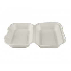 HBB51 10 X 6" Large Bagasse (HP10) Clamshell 250's