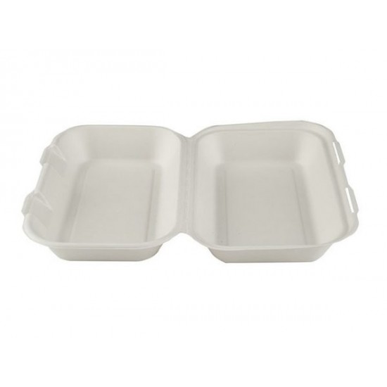 HBB51 10 X 6 Large Bagasse (HP10) Clamshell 250s