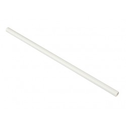 Paper Milkshake White Straw 230mm