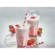 Paper Milkshake Red&White Straw 230mm 250pcs