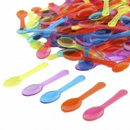 Plastic Spoons (Multi) 180's	