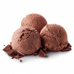 Chocolate Soft Scoop Ice Cream 4L