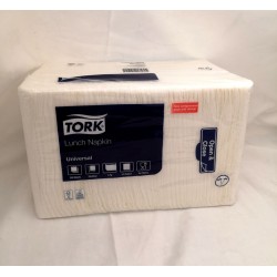 Tork 1Ply White Napkin 10x500's